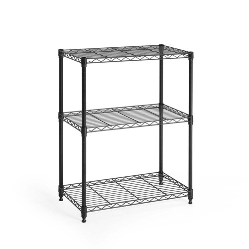 CAPHAUS 3tier Adjustable Height Wire Shelving Unit, Wire Rack Shelving